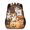 Bronze, variant on Adult Halloween Cats Travel Backpack, Casual Daypack with Adjustable Shoulder Straps, Spooky Evil Pumpkin Laptop Backpack