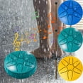 thumbnail image 1 of Tambor de lluvia para exteriores – tambor mini de lengüeta de acero de 3 pulgadas, campanilla de 6 notas, aleación impermeable, azul dorado verde, instrumento de jardín, regalo de percusión, 1 of 8