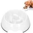 thumbnail image 1 of Comederos lentos para mascotas, cuenco portátil de alimentación lenta para perros, cuenco antiasfixia para suministros para perros y gatos, color blanco, 1 of 12