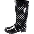 thumbnail image 5 of Norty Women’s Hurricane Rain Boots – Waterproof High-Calf Length 13 inch Rubber Winter Spring and Garden Boots - Runs 1/2 size large, 5 of 9