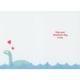 thumbnail image 2 of Pictura Awesome-Ness: Silly Lochness Monster Holding Heart Valentine's Day Card for Son, 2 of 2