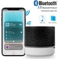 thumbnail image 2 of Portable Bluetooth Speakers with Colorful Lights, Loud Sound, Small Bluetooth Speaker with Wireless Stereo Pairing, Mini Gifts for Kids, Teen, Girls, Boys, Women - Black, 2 of 7
