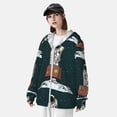 thumbnail image 5 of Kll Astronaut Traveler With Suitcase Print Men'S Women’s Upf 50+ Sun Protection Outdoor Hoodie Jacket Long Sleeve Fishing Hiking Performance Shirt- Large, 5 of 8