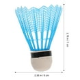 thumbnail image 3 of Miangastore 12Pcs Nylon Shuttlecocks Training Plastic Badminton with Great Stability and Durability for Sports, 3 of 8