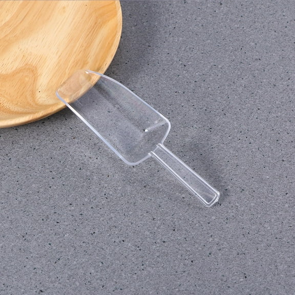 5pcs Lightweight Transparent Plastic Scoop for Measurement Perfect for Parties and Home Use