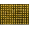 thumbnail image 1 of Ahgly Company Indoor Rectangle Abstract Yellow Modern Area Rugs, 2' x 4', 1 of 4