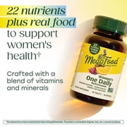 MegaFood Women's One Daily Multivitamin - Iron, B Vitamins, Vitamins C & D3 - 30 Servings