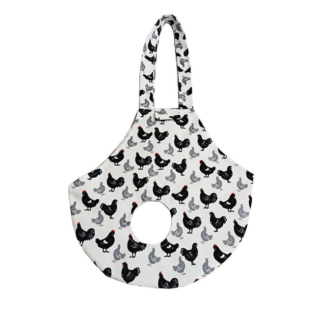 Methold Bolsa para jaula de transporte de pollos, transpirable, duradera, fácil de limpiar, ideal para gallos y aves de corral. Ideal para Suministros para pájaros En blanco y negro Talla única