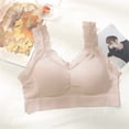 thumbnail image 2 of Babysbule Bras for Women Fashion Women Sexy Bra Solid Vest Camisole Breathable Push Up Tops Underwear, 2 of 5