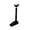 Black Bat, variant on Paper Towel Stand, Vertical Metal Kitchen Paper Towel Holder, Decorative Countertop Organizer Rack, Free-Standing Dispenser for Kitchen, Pantry & Home Use