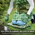 thumbnail image 3 of Gardening Foam Kneeling Pad Set, Gifts for Gardeners, Elegant Pattern Garden Protection Tools Set, Garden Accessories(Kneeling Mat, Apron, Gloves), 3 of 4