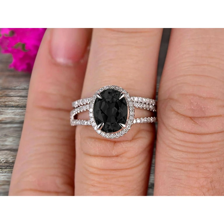 Thin black diamond ring new arrivals