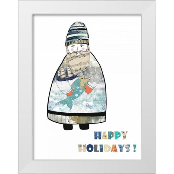 Ogren, Sarah 19x24 White Modern Wood Framed Museum Art Print Titled - Sailor