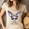 thumbnail image 4 of Cute Bunny Graphic T-Shirt | Colorful Rabbit Print Tee for Women Men, Azalea, Size 2XL, 4 of 6