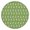 Green, variant on Boho Tablecloth Mandala Inspired Paisley Design Waterproof Round Cover with Elastic Fit and Durable Backing