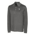 thumbnail image 2 of Men's Cutter & Buck Steel Villanova Wildcats Advantage Tri-Blend Pique Long Sleeve Polo, 2 of 3