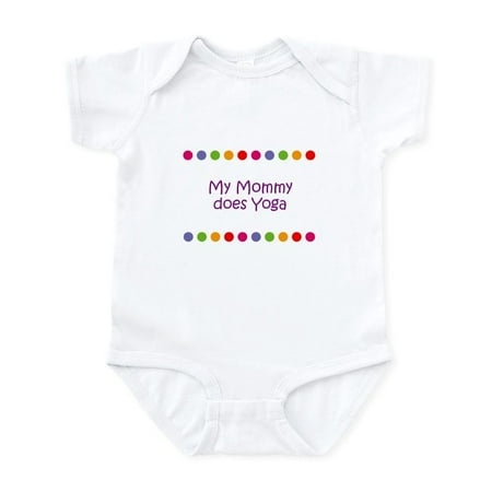 

CafePress - My Mommy Does Yoga Infant Bodysuit - Baby Light Bodysuit Size Newborn - 24 Months