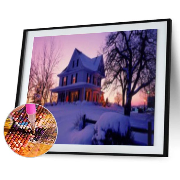 Drill Diamond Painting (DE0004) Full Cottage 5D DIY Craft Kit Decoración para el hogar 50x70cm FLhrweasw Nuevo