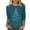 FY1-Blue, variant on VKOYWKM Women's 3/4 Sleeve Tops Christmas Shirts Xmas Santa Graphic Tees Casual Crewneck Holiday T Shirts Christmas Gifts for Women