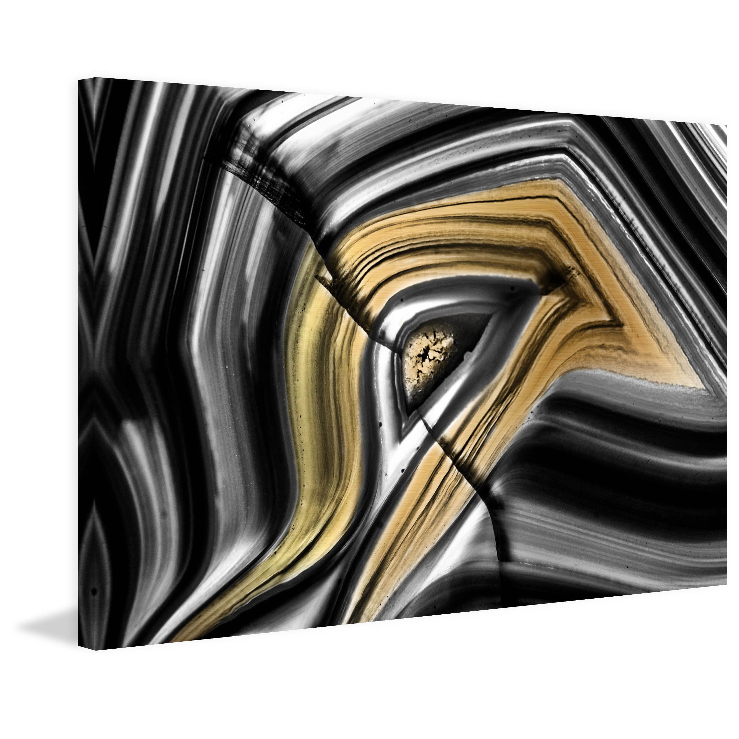 Marmont Hill 'Golden Bird' Painting Print on Wrapped Canvas