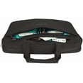 thumbnail image 3 of KROSER Unisex Adjustable Straps Foam Laptop Briefcase, 15.6", Black, 1-Piece, 3 of 8