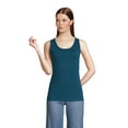 thumbnail image 3 of Lands' End Women's Petite Cotton Tank Top, 3 of 3