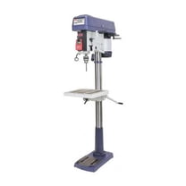 Floor Drill Press, Belt Drive, 1 hp, 115/230V AC V, 17 in Swing, 16 Speed