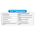 thumbnail image 5 of Kit de Juego de Píxeles para Hacer Tú Mismo, Miniconsola de Píxeles con Voz, Electrónica, Proyecto de Soldadura para Practicar, Juego de Aprendizaje de Soldadura A, 5 of 5