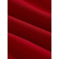 thumbnail image 4 of Red Off-Shoulder Bow Accent Mini Party Dress For Women, 4 of 5