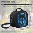 thumbnail image 5 of Jeiento Wolf School Bags for Boys 7-10 10-12 Kids Backpack Set with Lunch Box Pencil Case Elementary School Back Pack Purse Preschool Kindergarten Bookbag Travel Daypack Blue, 5 of 7