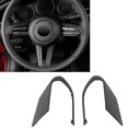 thumbnail image 1 of Embellecedor Interior Del Volante, Resistente Al Calor, Resistente Al Desgaste, Estilo De Fibra De Carbono, Decoración Ligera Del Botón Del Volante Para Automóvil, 1 of 7
