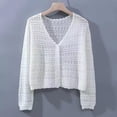 thumbnail image 2 of Ladies Ice Silk Knitted Shawl Sunscreen Hollow-out Shawl, 2 of 7