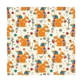 thumbnail image 6 of Wukai Squirrel With Colorful Tail Waterproof Tablecloth for Kitchen Dining, Fits Square Tables for 2-4 Seats -60"x60", 6 of 7