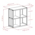 thumbnail image 3 of Timothy shelf 2 x 2 Cube with Wainscoting Panel, 3 of 9