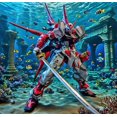 thumbnail image 3 of Gundam Assembly Model Assembly Manual Gundam Model Kit Large Class Robot Need to assemble by hand（The height is around 15-20 centimeters）Seven Sword Mech (Weapon+Bracket+Color Box Packaging), 3 of 5