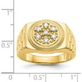 thumbnail image 6 of 14K Yellow Gold Vs Diamond Men's Ring (Size 11.5) Made In United States y1517vs, 6 of 6