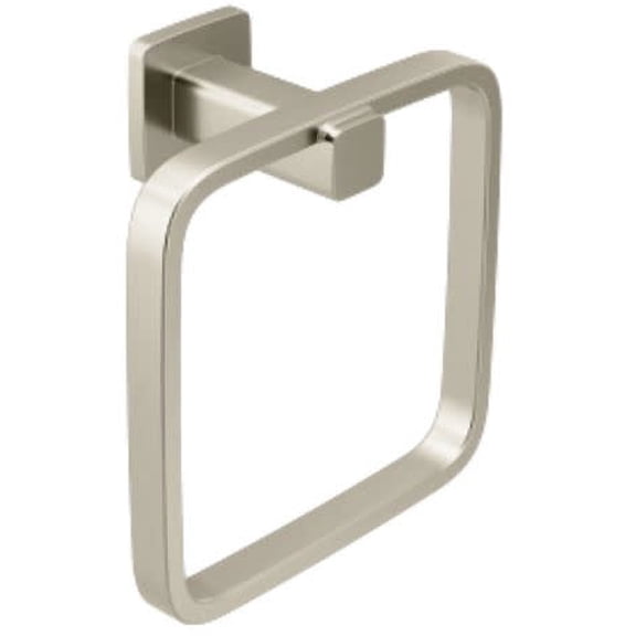 Moen YB1386BN Iver 6-5/16" Wall Mounted Towel Ring - Nickel