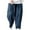 Blue, variant on Men's Jeans Comfort Flex Waist Baggy Jeans Fashion Solid Color Casual Lace Up Loose Sports Jeans Full Length Pants Denim Pants for Men Navy XL