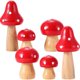 thumbnail image 1 of 6Pcs Garden Table Decorations Micro Landscape Ornaments Garden Mushroom Decors, 1 of 4