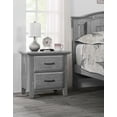 thumbnail image 4 of Oxford Baby Willowbrook 2-Drawer Nightstand, Graphite Gray, 4 of 5