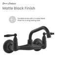 thumbnail image 5 of Loire Wall-Mounted Faucet in Matte Black, 5 of 11