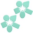thumbnail image 4 of Juego de 2 moldes para hornear pasteles, gofres de silicona de grado alimenticio reutilizables, color verde, accesorio de cocina DIY, 4 of 8