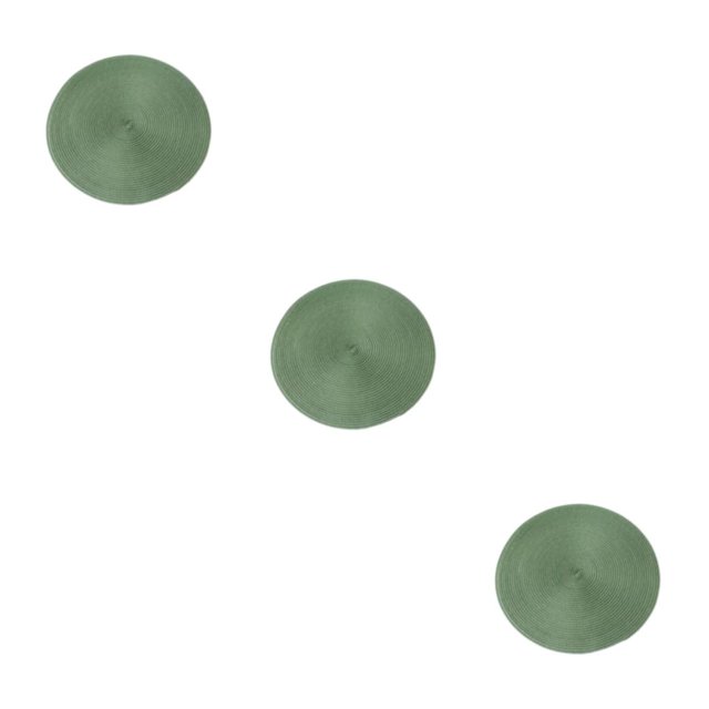 Maytalsory Napperons Robustes et Durables pour Usage Quotidien Grand Application Napperons Verts 3Ensemble