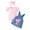 Pink, variant on Baby Girl Summer Outfits Baby Girl Clothes Newborn Infant Outfit Ruffle Romper and Short Pants Clothing Sets for Summer Spring Pink Size,0-3 Months