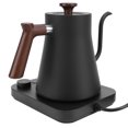 thumbnail image 1 of Electric Gooseneck Kettle, Stainless Steel Teapot Pour Over Kettle for Coffee Tea, Hot Water Boiler with Precise Temperature Control, Built in Timer Function, 1200W 900ML, 1 of 7