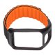 thumbnail image 1 of Correa de reloj magnética de silicona Correa de repuesto de reloj Pulsera de reloj ajustable para TomTom Runner 2 Negro Naranja, 1 of 10