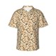 thumbnail image 1 of Balery Set With Peanut Camisas hawaianas de manga corta para hombre, camisas playeras de corte holgado, camisas de vacaciones con botones,Large, 1 of 7