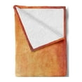 thumbnail image 2 of Antique Soft Flannel Fleece Throw Blanket, Vintage Aged Background the Silhouette of Rose Bloom Digital Image, Cozy Plush for Indoor and Outdoor Use, 50" x 70", Orange Mustard Maroon, by Ambesonne, 2 of 5