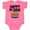 Hot Pink, variant on Inktastic Happy Pi Day School Math Party Boys or Girls Baby Bodysuit