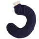 thumbnail image 3 of Botella de agua caliente en forma de U, cuello cálido, bolsa de agua caliente de goma suave con funda de tela desmontable, azul marino, 3 of 5
